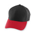 Augusta Sportswear Athletic Mesh Cap (6235), Color 'Black/Red'