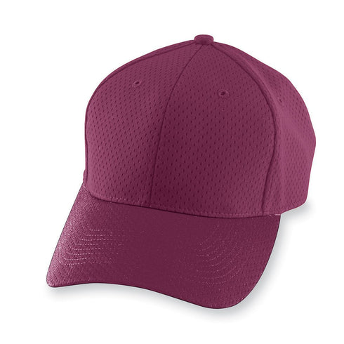 Augusta Sportswear Youth Athletic Mesh Cap (6236), Color 'Maroon'