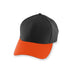 Augusta Sportswear Youth Athletic Mesh Cap (6236), Color 'Black/Orange'