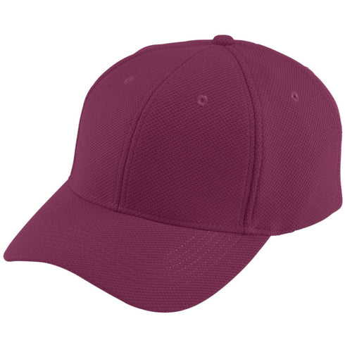 Augusta Sportswear Adjustable Wicking Mesh Cap (6265), Color 'Maroon'