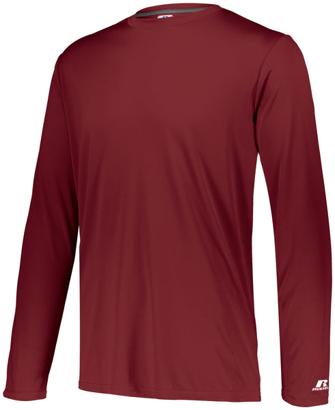 Russell Athletic Dri-Power Core Performance Long Sleeve Tee (631X2M), Color 'Cardinal'