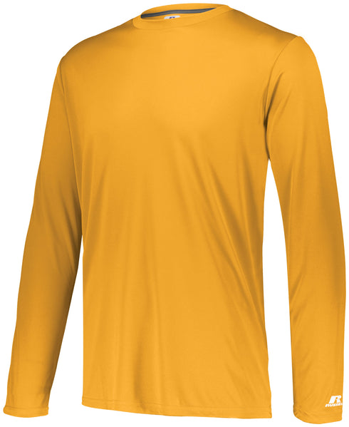 Russell Athletic Dri-Power Core Performance Long Sleeve Tee (631X2M), Color 'Gold'