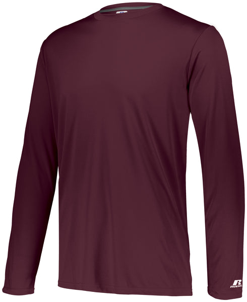 Russell Athletic Dri-Power Core Performance Long Sleeve Tee (631X2M), Color 'Maroon'
