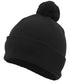 Pacific Headwear Knit Fold Over Pom-Pom Beanie (641K), Color 'Black'