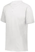 Augusta Sportswear Youth 2-Button Baseball Jersey (644-C), Color 'White'