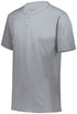 Augusta Sportswear Youth 2-Button Baseball Jersey (644-C), Color 'Athletic Heather'