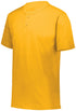 Augusta Sportswear Youth 2-Button Baseball Jersey (644-C), Color 'Gold'