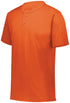 Augusta Sportswear Youth 2-Button Baseball Jersey (644-C), Color 'Orange'