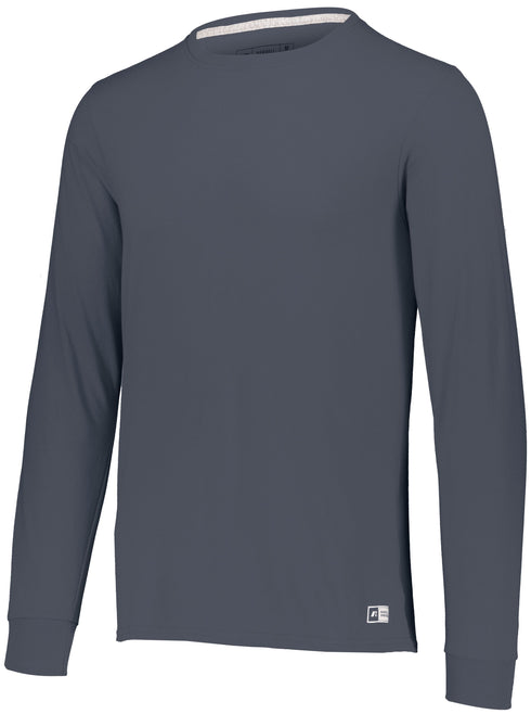 Russell Athletic Essential Long Sleeve Tee (64LTTM), Color 'Black Heather'