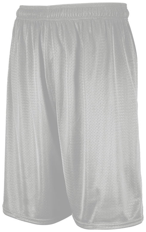 Russell Athletic Youth Dri-Power Mesh Shorts (659AFB), Color 'Grid Iron Silver'