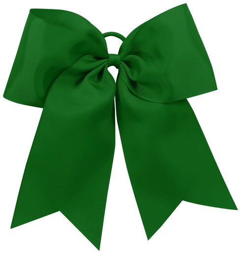 Augusta Sportswear Cheer Hair Bow (6701), Color 'Dark Green'