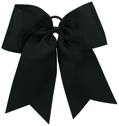 Augusta Sportswear Cheer Hair Bow (6701), Color 'Black'
