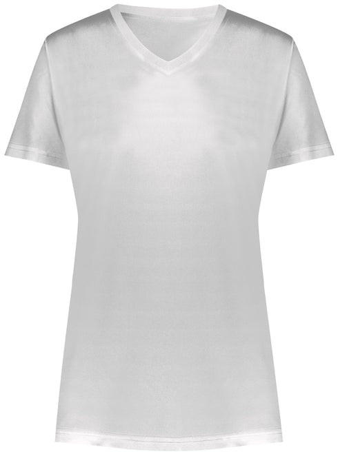Augusta Sportswear Ladies Blank V-Neck Tee (6794P), Color 'White'