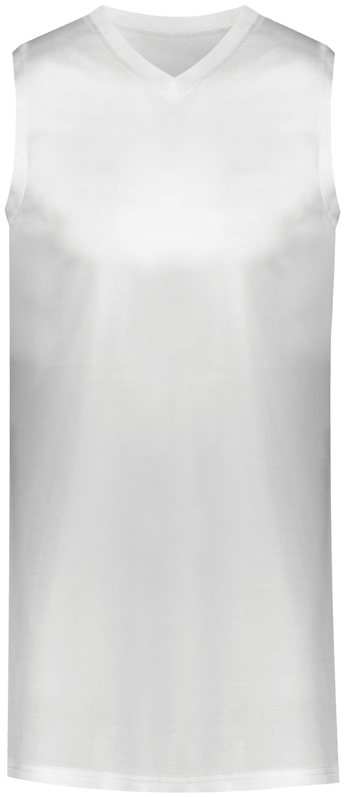 Augusta Sportswear Blank Basketball Jersey (6796P), Color 'White'