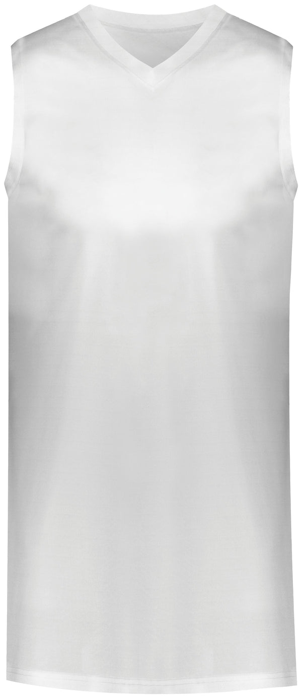 Augusta Sportswear Blank Basketball Jersey (6796P), Color 'White'