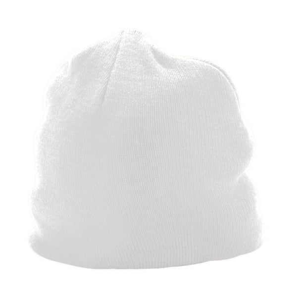 Augusta Sportswear Knit Beanie (6815), Color 'White'