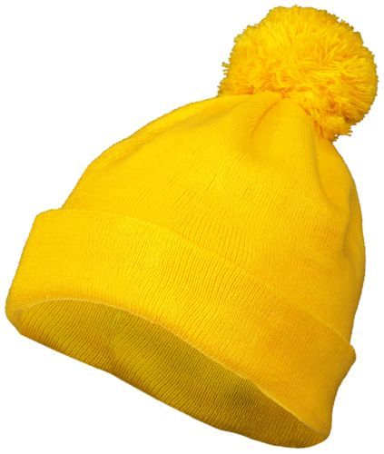 Augusta Sportswear Pom Beanie (6816), Color 'Gold'