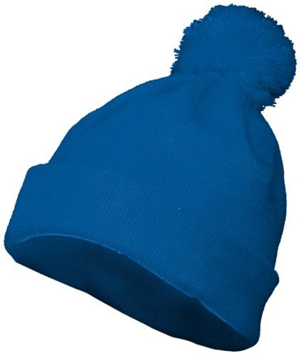Augusta Sportswear Pom Beanie (6816), Color 'Royal'