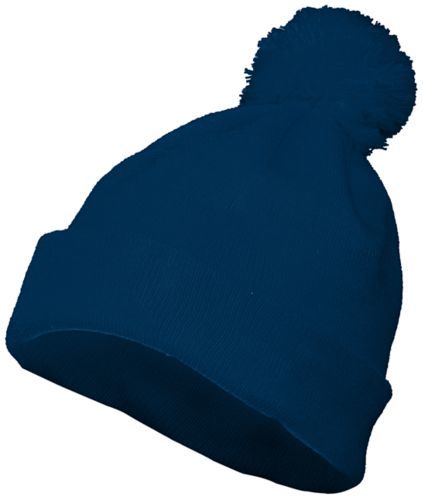 Augusta Sportswear Pom Beanie (6816), Color 'Navy'