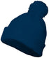 Augusta Sportswear Pom Beanie (6816), Color 'Navy'