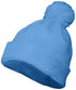 Augusta Sportswear Pom Beanie (6816), Color 'Columbia Blue'