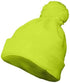 Augusta Sportswear Pom Beanie (6816), Color 'Lime'