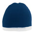 Augusta Sportswear Two-Tone Knit Beanie (6820), Color 'Navy/White'