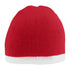 Augusta Sportswear Two-Tone Knit Beanie (6820), Color 'Red/White'