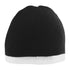 Augusta Sportswear Two-Tone Knit Beanie (6820), Color 'Black/White'