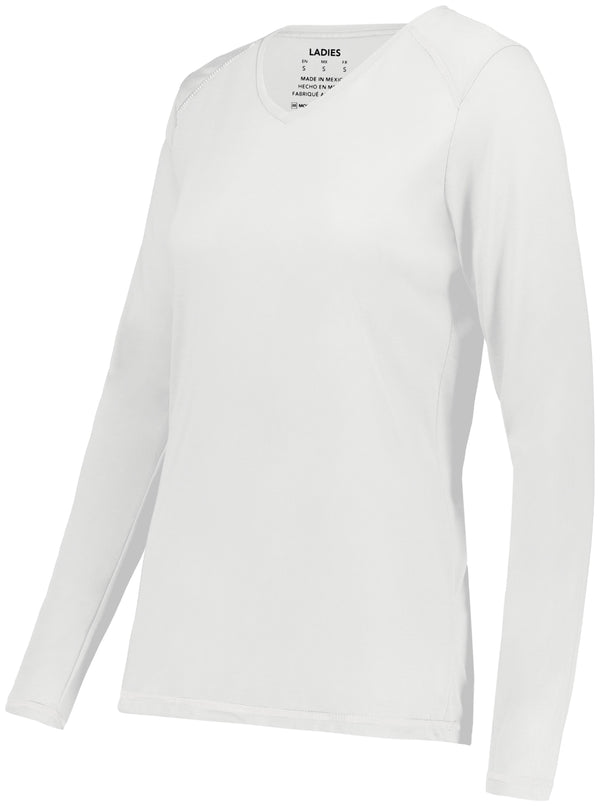 Augusta Sportswear Ladies Super Soft-Spun Poly Long Sleeve Tee