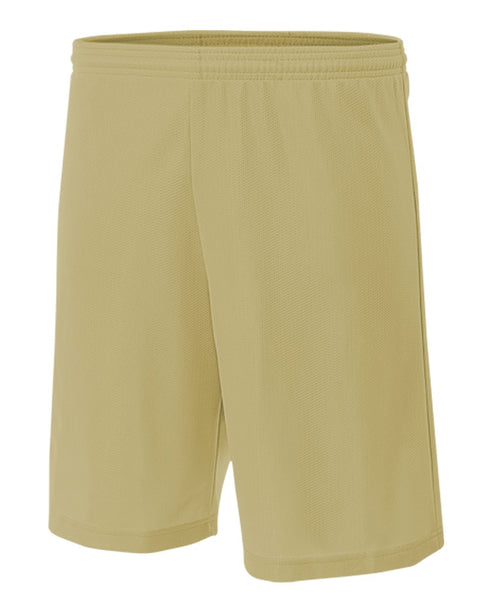 A4 7" Lined Micromesh Short (N5184), Color 'Vegas Gold'