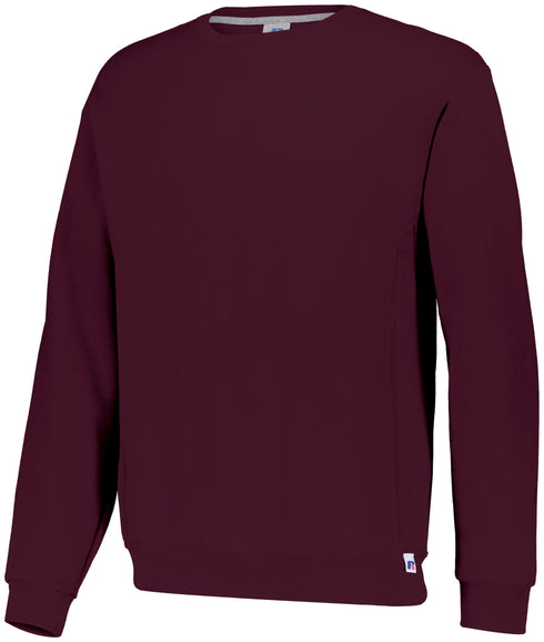 Russell Athletic Dri-Power® Fleece Crew Sweatshirt (698HBM), Color 'Maroon'