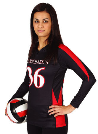 Dynamic Team Sports Ladies Custom Sublimated Volleyball Jersey Design 700-3 (V700-3)