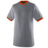 Augusta Sportswear Ringer T-Shirt (710), Color 'Athletic Heather/Orange'