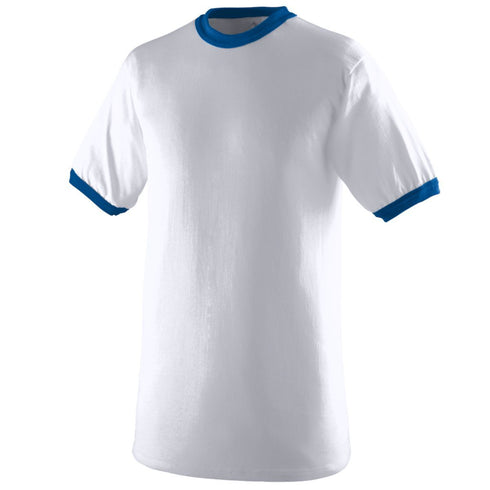 Augusta Sportswear Youth-Ringer T-Shirt (711), Color 'White/Royal'