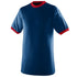 Augusta Sportswear Youth-Ringer T-Shirt (711), Color 'Navy/Red'