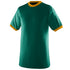 Augusta Sportswear Youth-Ringer T-Shirt (711), Color 'Dark GreenGold'