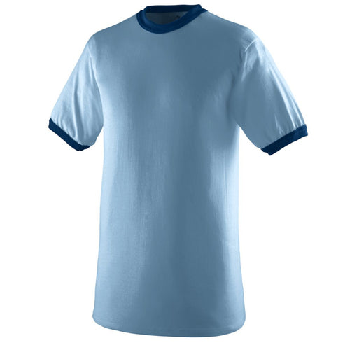 Augusta Sportswear Youth-Ringer T-Shirt (711), Color 'LightBlue/Navy'