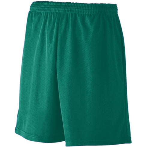 Augusta Sportswear Youth Mini Mesh League Short (734-C), Color 'Dark Green'