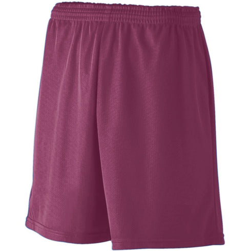 Augusta Sportswear Youth Mini Mesh League Short (734-C), Color 'Maroon'