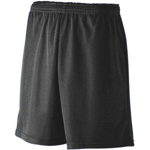 Augusta Sportswear Youth Mini Mesh League Short (734-C), Color 'Black'