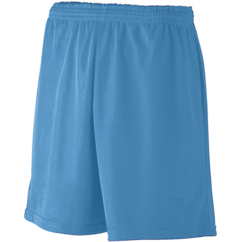 Augusta Sportswear Youth Mini Mesh League Short (734-C), Color 'Columbia Blue'