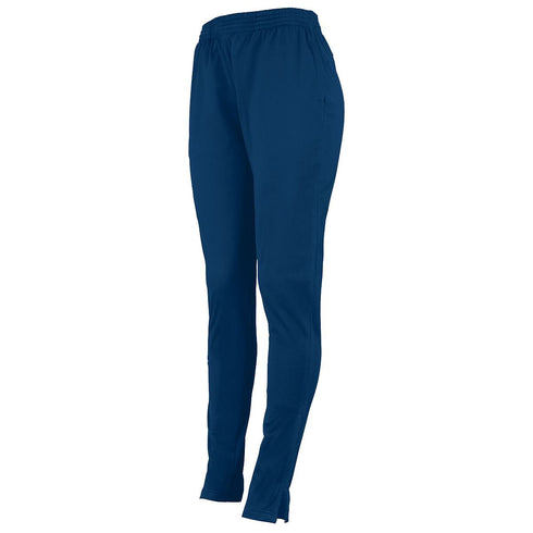 Augusta Sportswear Ladies Tapered Leg Pant (7733), Color 'Navy'