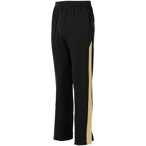 Augusta Sportswear Youth Medalist Pant 2.0 (7761), Color 'Black/Vegas Gold'