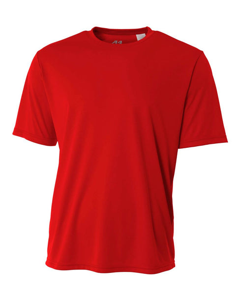 A4 Cooling Performance Crew, Sizes 2XL-4XL (N3142), Color 'Scarlet'