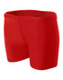 A4 Women's 4" Compression Short (NW5313), Color 'Scarlet'