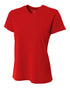 A4 Womens Marathon Tee (NW3234), Color 'Scarlet'