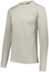 Augusta Sportswear Youth Wicking Long Sleeve T-Shirt (789-C), Color 'Silver Grey'