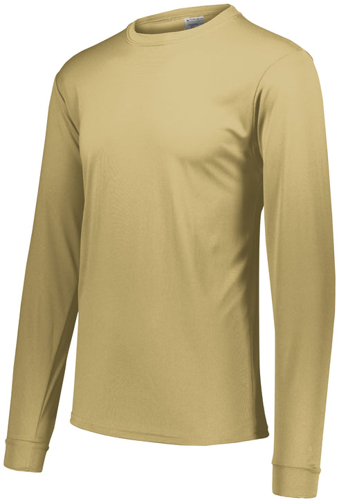 Augusta Sportswear Youth Wicking Long Sleeve T-Shirt (789-C), Color 'Vegas Gold'