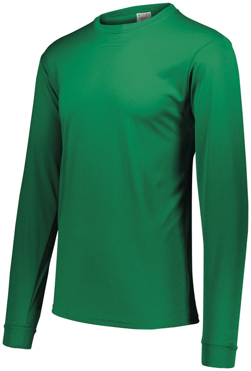 Augusta Sportswear Youth Wicking Long Sleeve T-Shirt (789-C), Color 'Kelly'